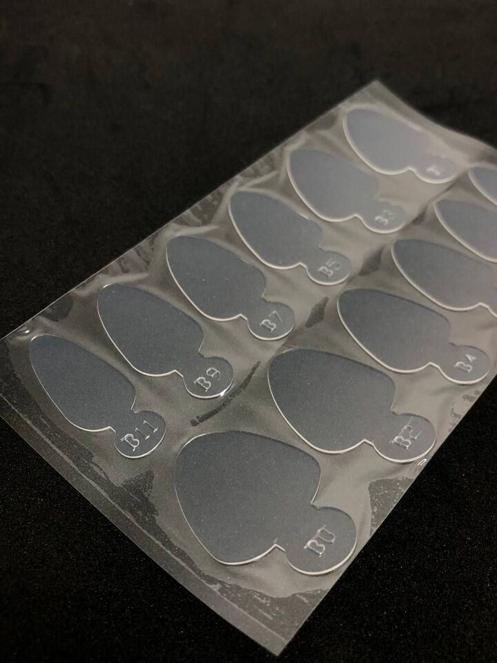 Molds. Молди трафарети для френчу, силіконові вставки у верхні форми, розмір B #3