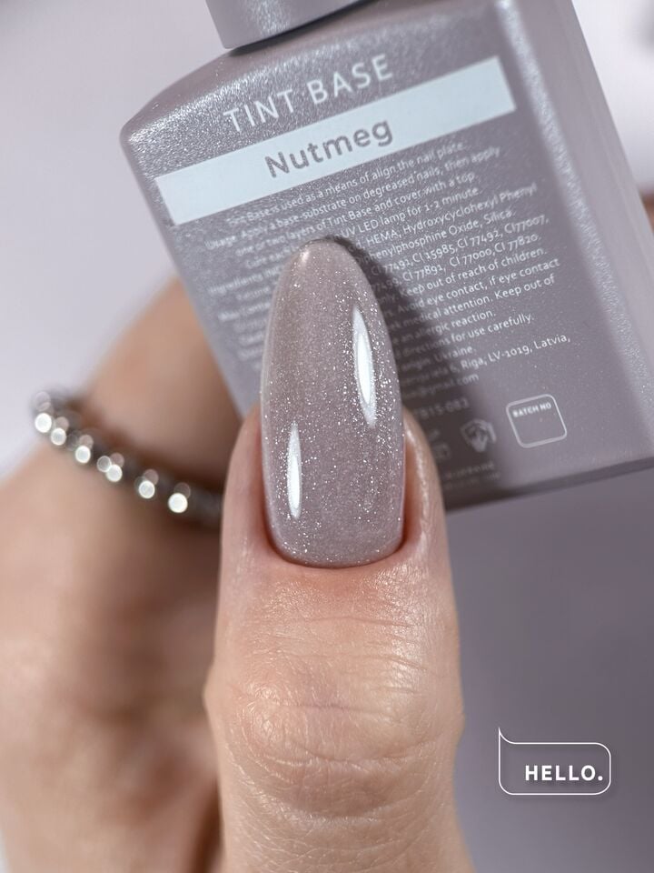 HEYLOVE. Tint base, NUTMEG, 15 ml, відтіночна база з шимером #2