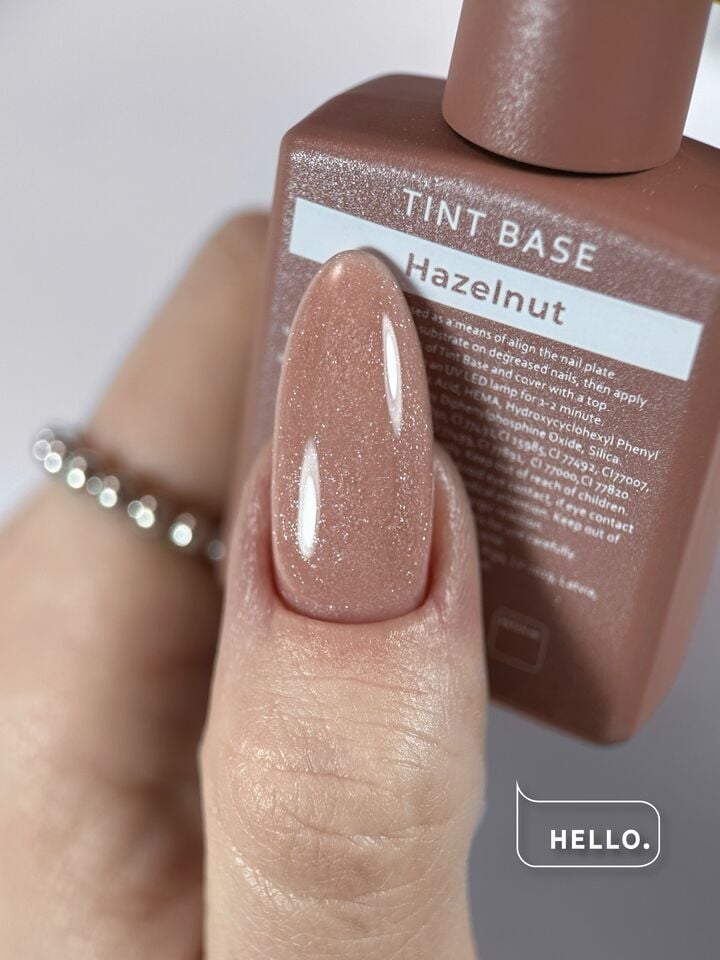 HEYLOVE. Tint base, HAZELNUT, 15 ml, відтіночна база з шимером #2