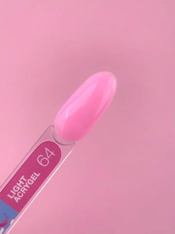 LUNAmoon. Light Acrygel #64, 13 ml, builder gel líquido para fortalecimento #3