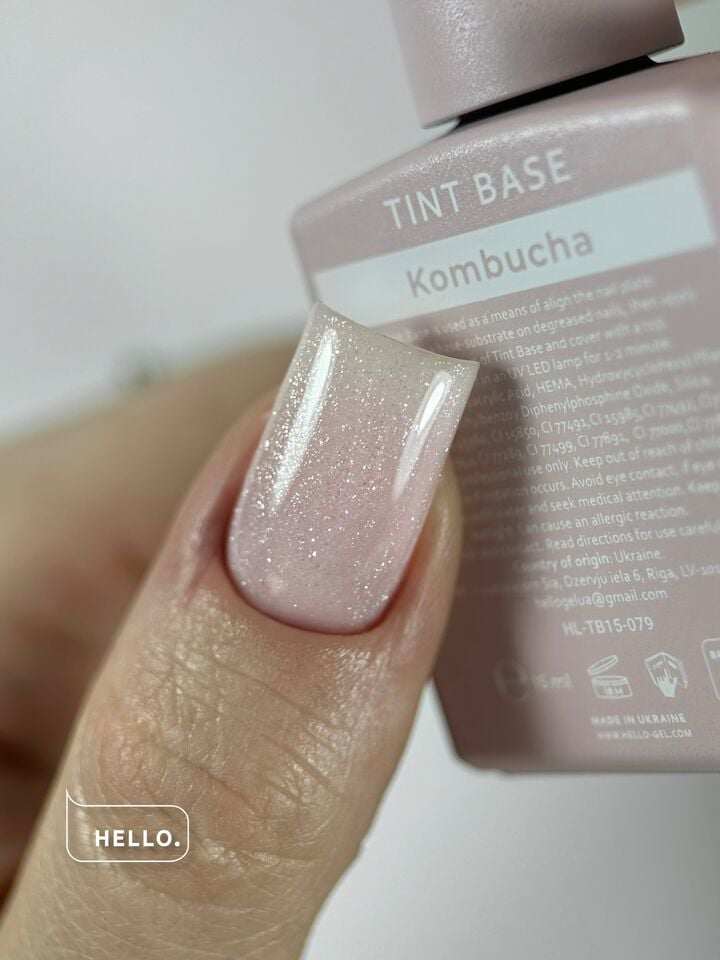 HEYLOVE. Tint base, KOMBUCHA, 15 ml, відтіночна база з шимером #3