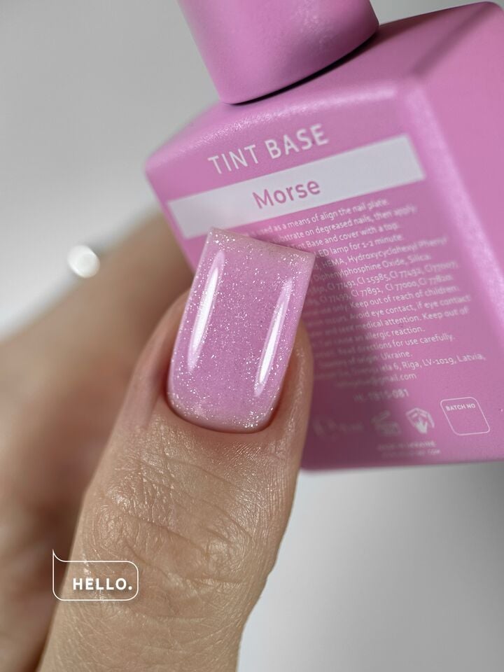HEYLOVE. Tint base, MORSE, 15 ml, відтіночна база з шимером #3