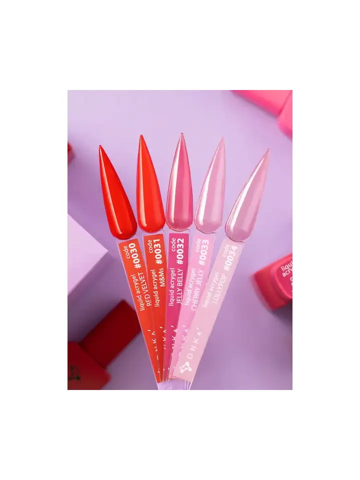 DNKa' Liquid Acrygel #0034 Lollypop, stained glass gel, 15 ml, Buntglas-Flüssiggel #2