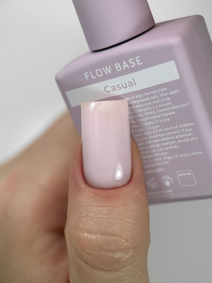 HEYLOVE. Flow base, CASUAL, 15 ml, кольорова база середньо-рідкої консистенції #2