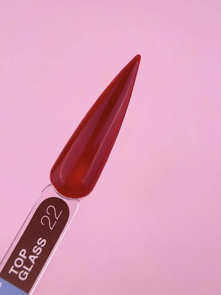 LUNAmoon. Glass Top Coat #22, 13 ml, топ кольоровий глянцевий #4