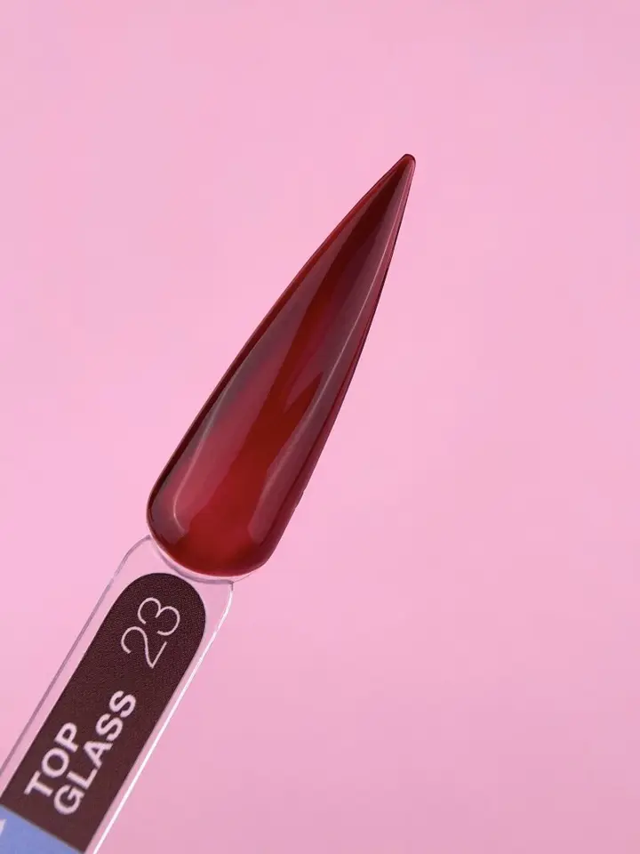 LUNAmoon. Glass Top Coat #23, 13 ml, топ кольоровий глянцевий #3