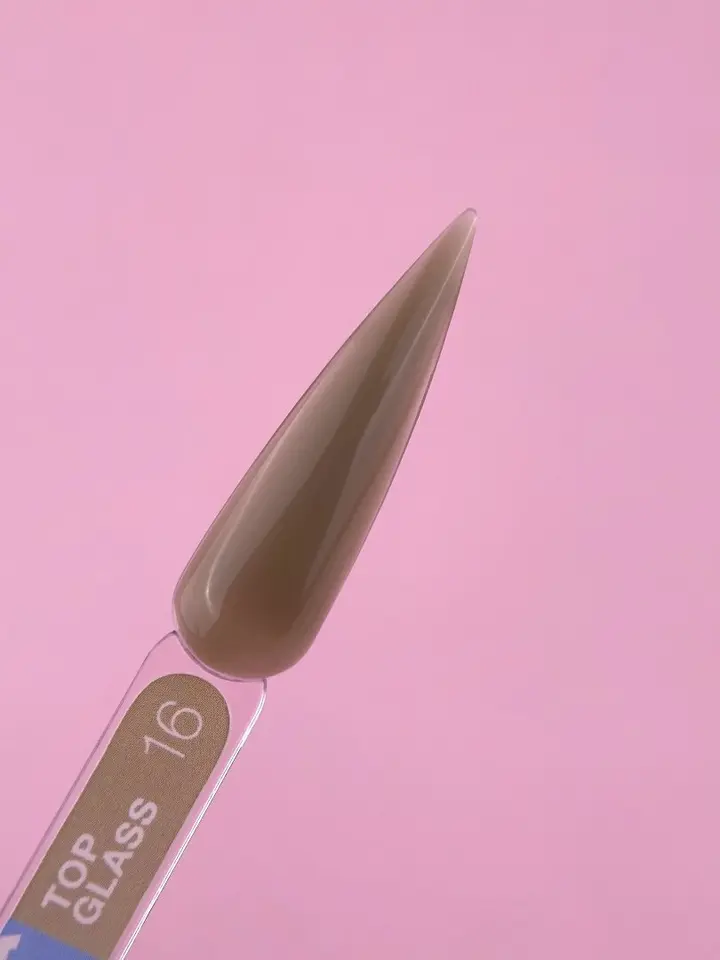 LUNAmoon. Glass Top Coat #16, 13 ml, топ кольоровий глянцевий #3
