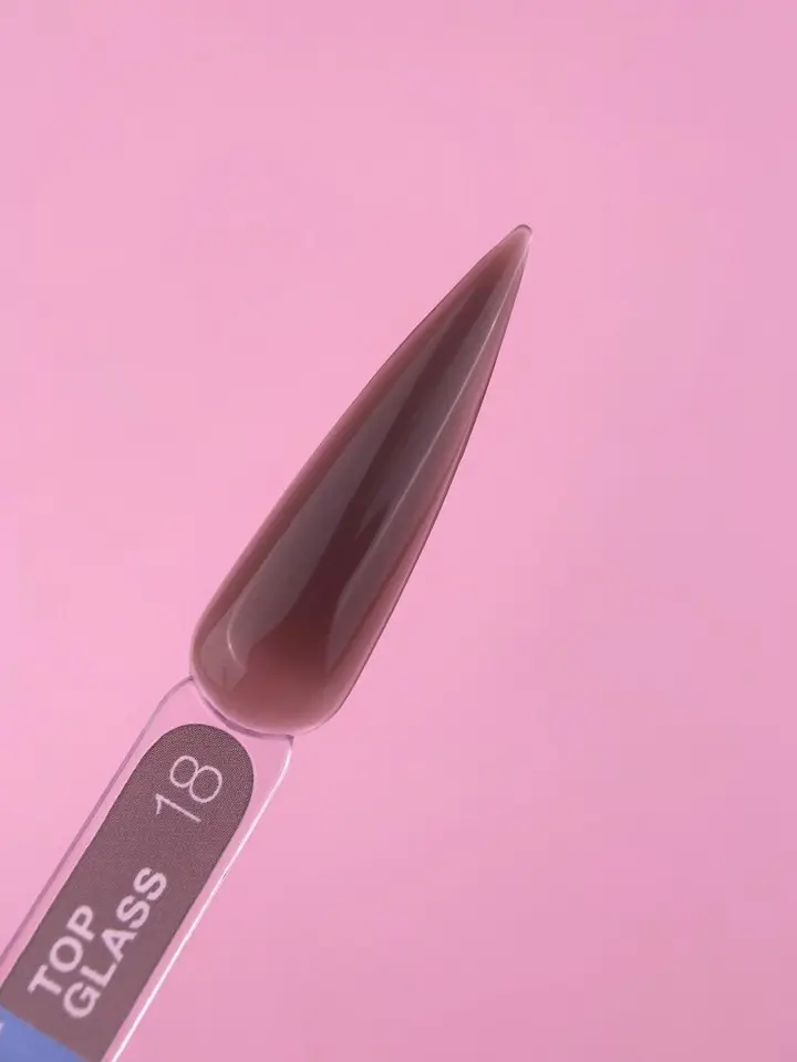 LUNAmoon. Glass Top Coat #18, 13 ml, топ кольоровий глянцевий #3