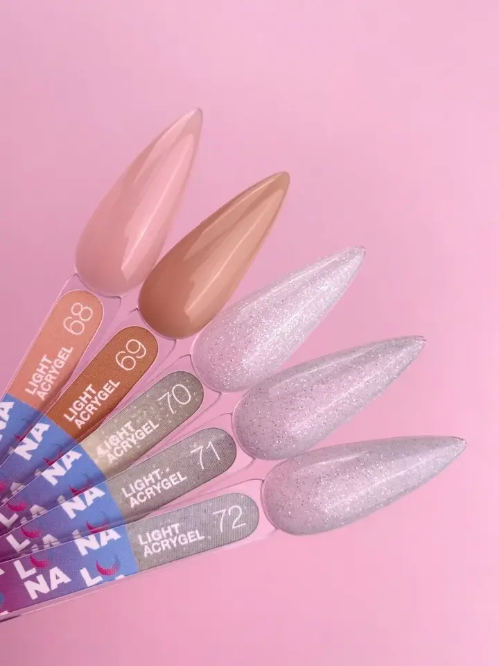 LUNAmoon. Light Acrygel #71, 13 ml, builder gel #4