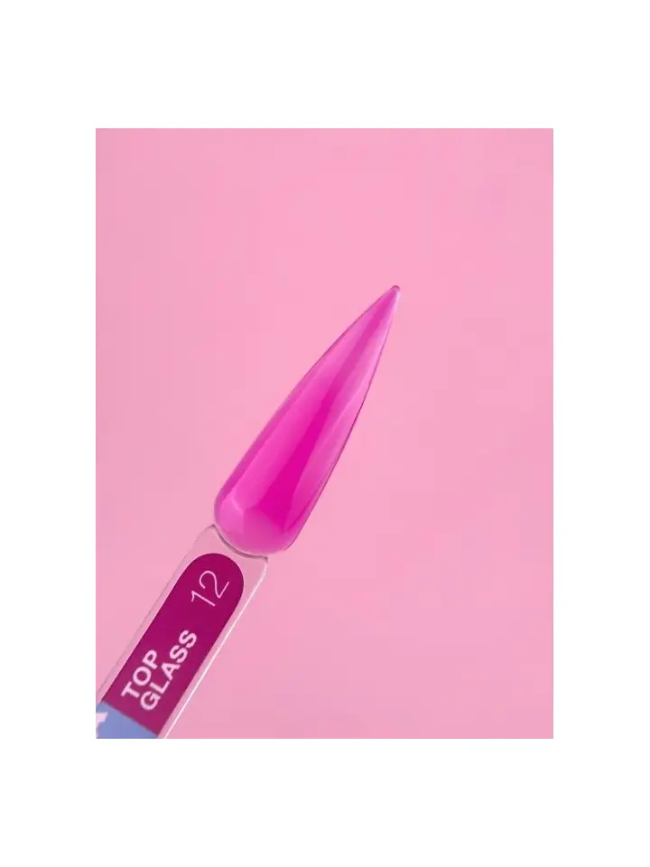LUNAmoon. Glass Top Coat #12, 13 ml, топ кольоровий глянцевий #3