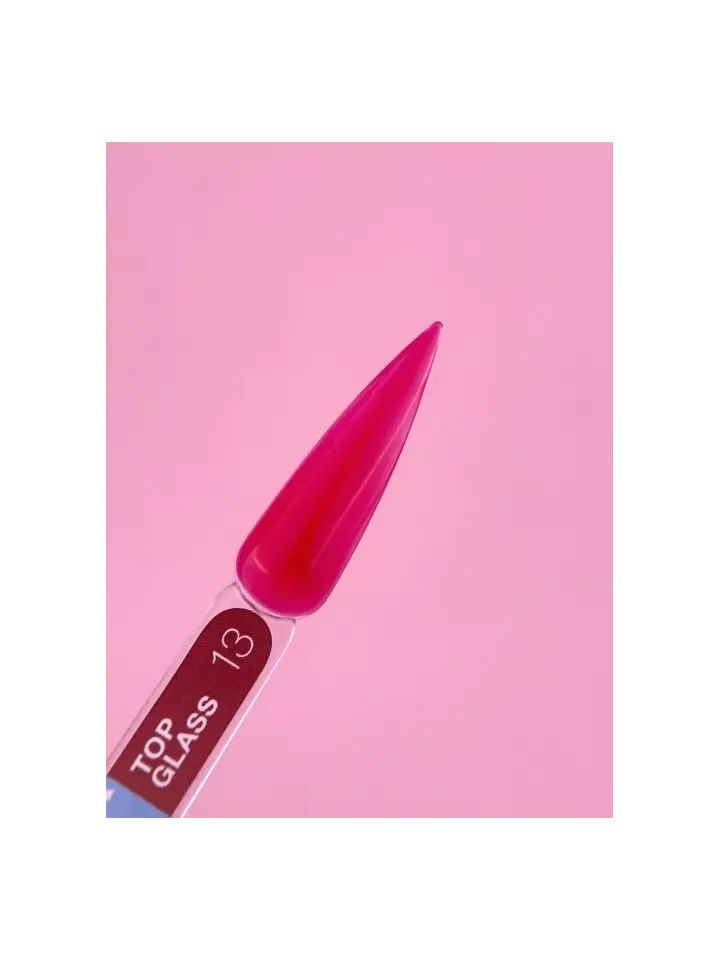 LUNAmoon. Glass Top Coat #13, 13 ml, топ кольоровий глянцевий #3