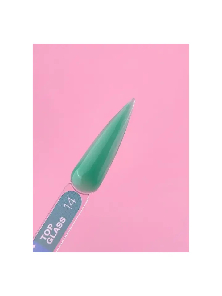 LUNAmoon. Glass Top Coat #14, 13 ml, топ кольоровий глянцевий #3