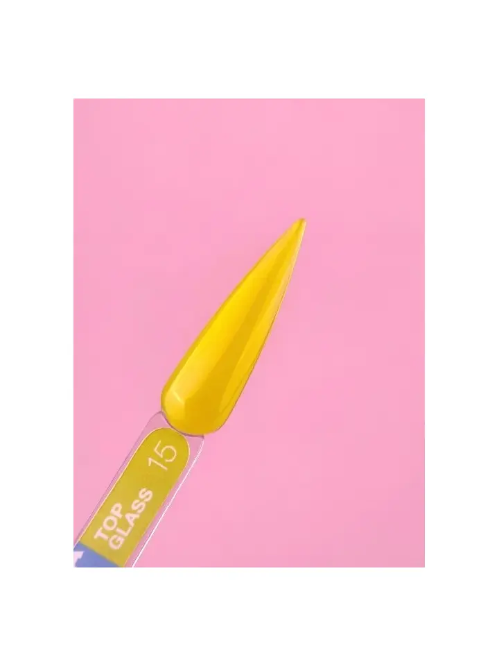 LUNAmoon. Glass Top Coat #15, 13 ml, топ кольоровий глянцевий #3