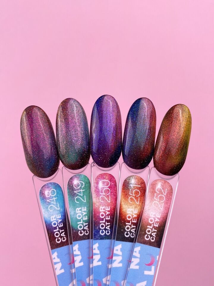 LUNAmoon. "Cat Eye" Gel Polish #249, 13 ml, gel polish 'Œil de chat' #3