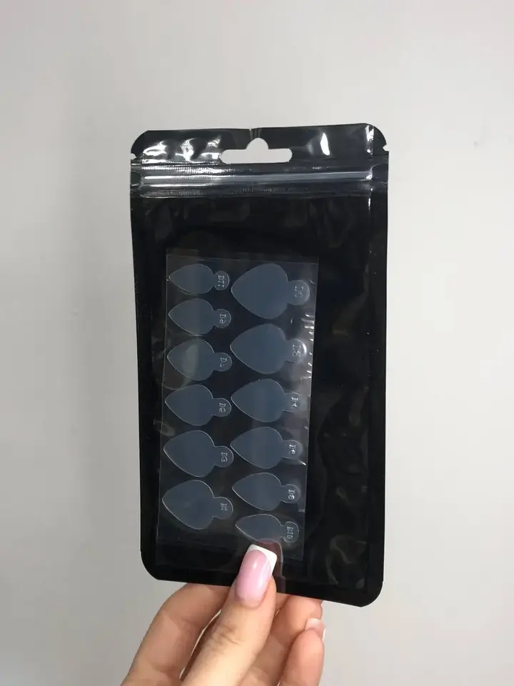 Molds. Молди трафарети для френчу, силіконові вставки у верхні форми, розмір D #1