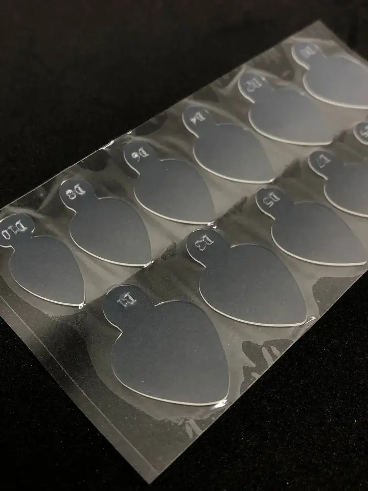 Molds. Молди трафарети для френчу, силіконові вставки у верхні форми, розмір D #3