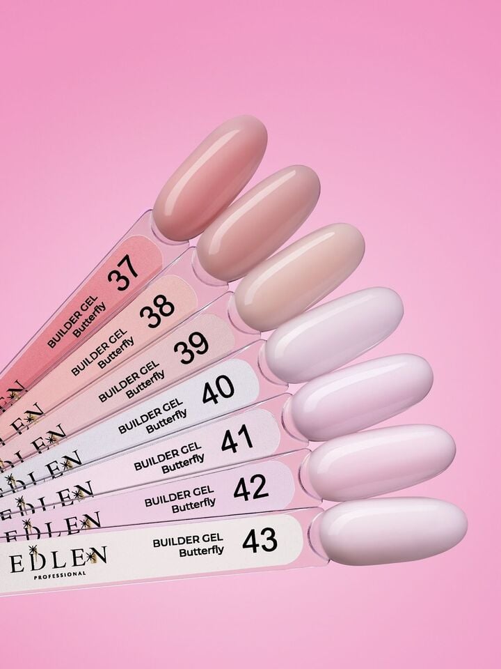 EDLEN. Builder gel Butterfly №42, 50 ml #3