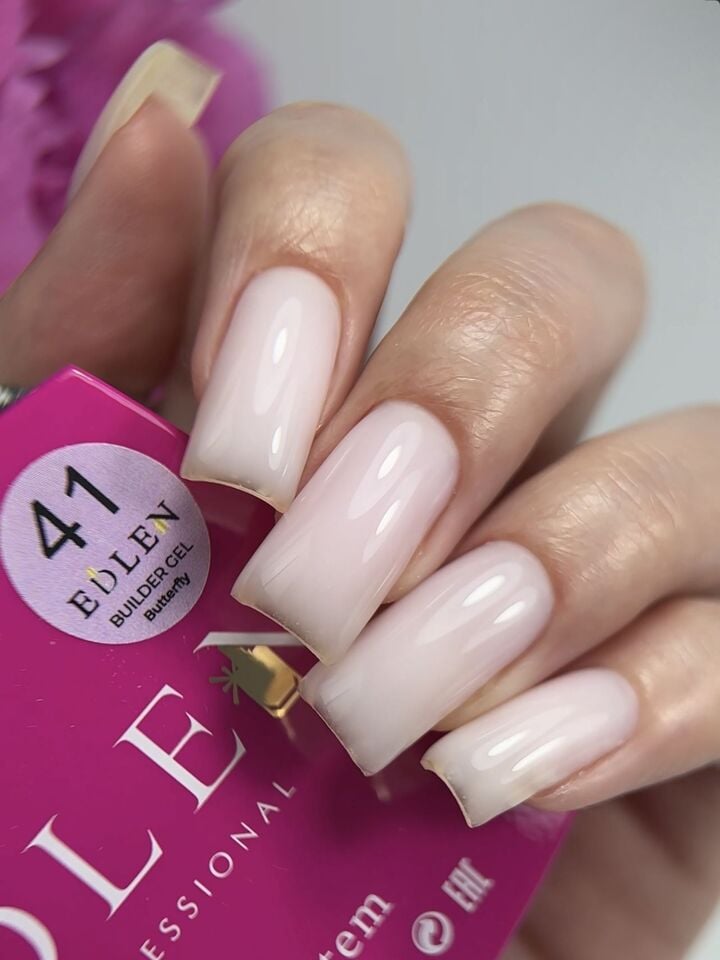EDLEN. REFILE, Builder gel Butterfly №41, 30 ml. ЗМІННИЙ КАРТРИДЖ, гель для нарощування #2