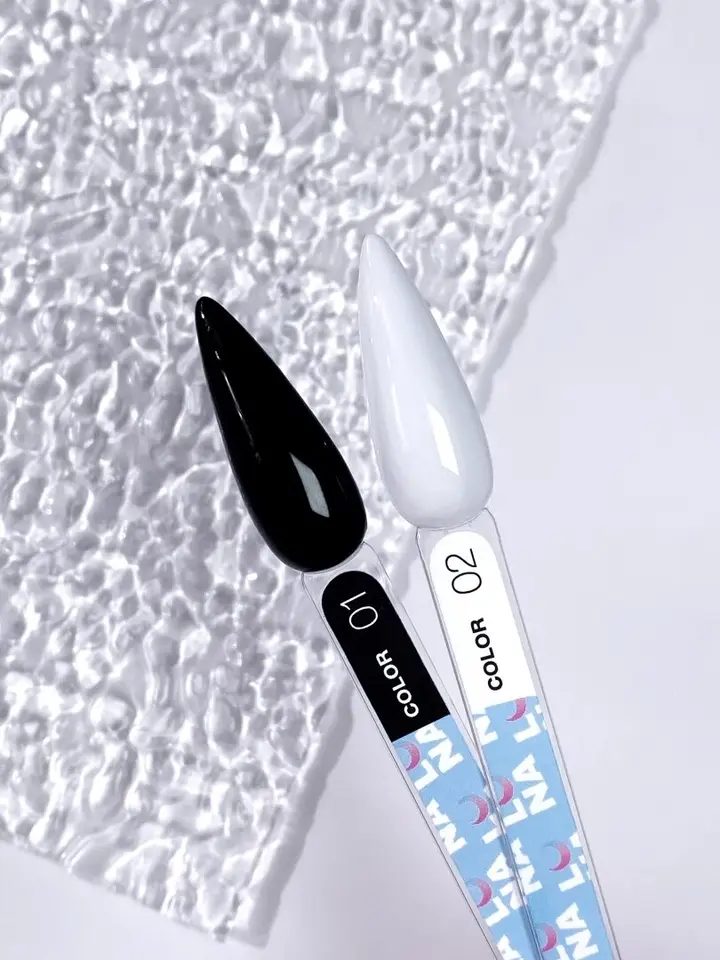 LUNAmoon. Gel Polish #02, White, 8 ml, гель-лак, білий #3