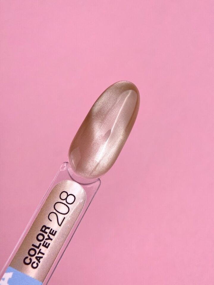 LUNAmoon. "Œil de chat" Vernis Gel #208, 8 ml, vernis gel œil de chat #2