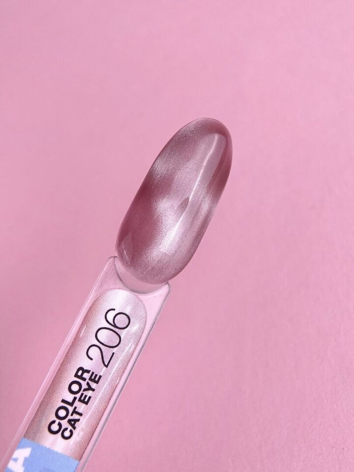 LUNAmoon. "Cat Eye" Gel Polish #206, 8 ml, гель-лак «Котяче око» #2