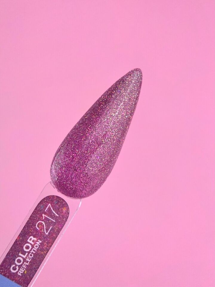 LUNAmoon. Reflection Gel Polish #217, 8 ml, reflective gel polish #2