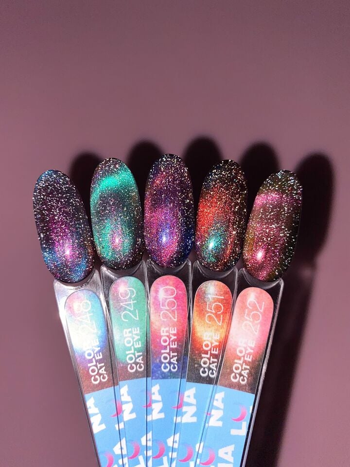 LUNAmoon. "Cat Eye" Gel Polish #249, 8 ml, gel polish «Œil de chat» #4