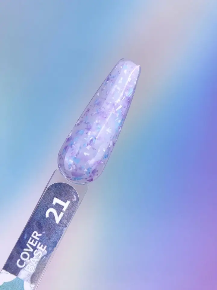 You Are Cute. Cover Base, #21, 5 ml. Base camuffante con foglia oro #3