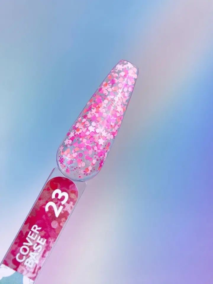 You Are Cute. Cover Base, #23, 5 ml. Base camuffante con figurine colorate #3