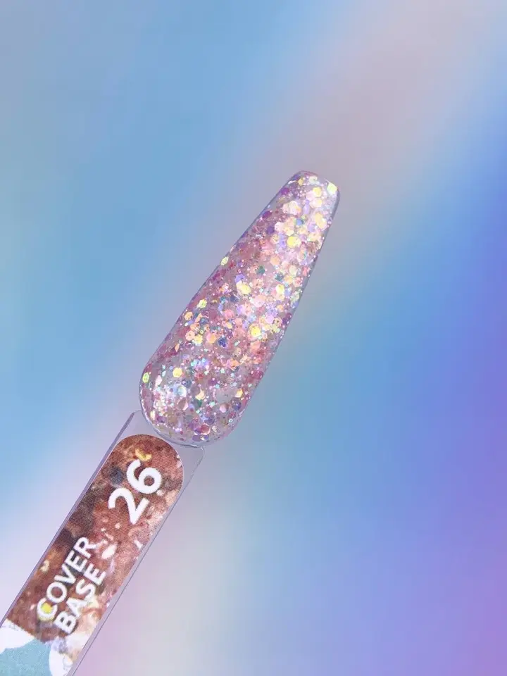 You Are Cute. Cover Base, #26, 5 ml. Baza kamuflująca z kolorowymi figurkami #3