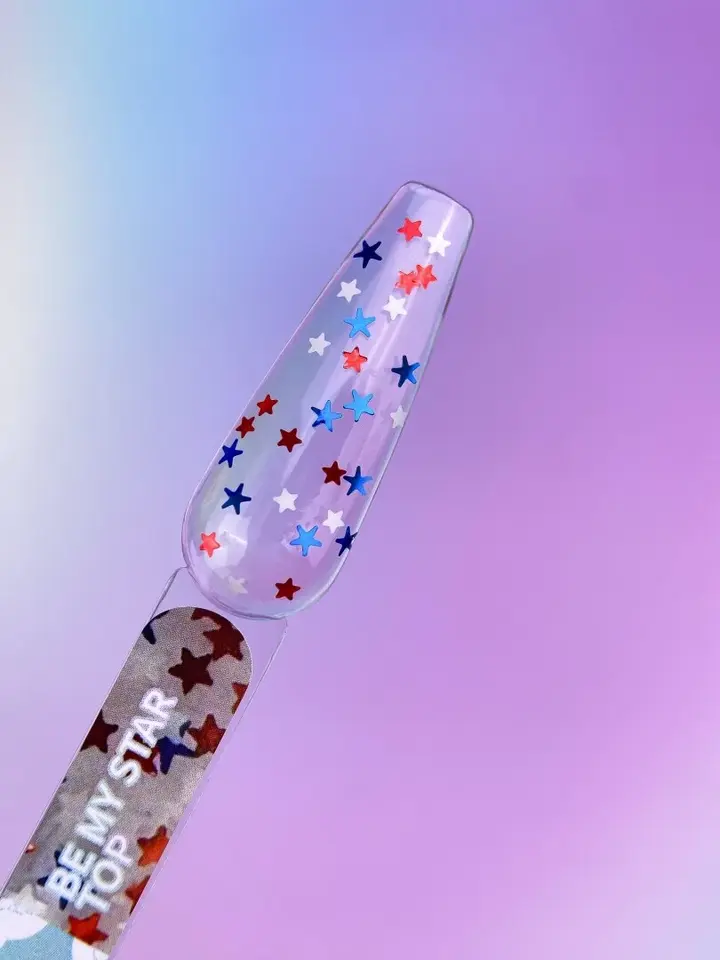 You Are Cute. Be My Star Top Coat, 5 ml, Top Coat mit Sternen #3