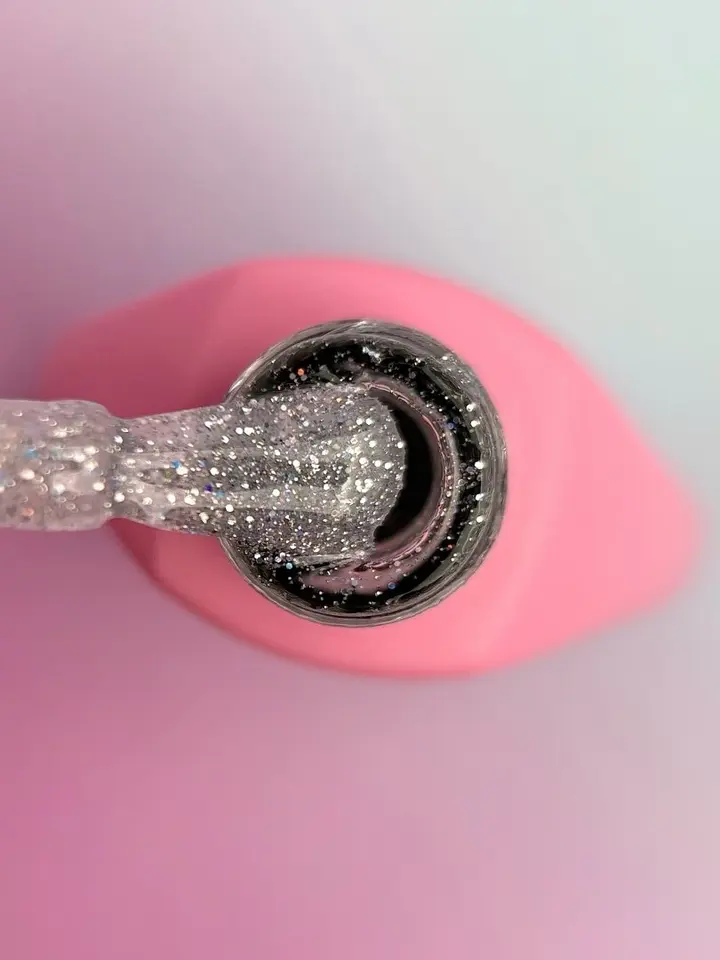 You Are Cute. Silvery Top Coat, 5 ml, top coat riflettente #2