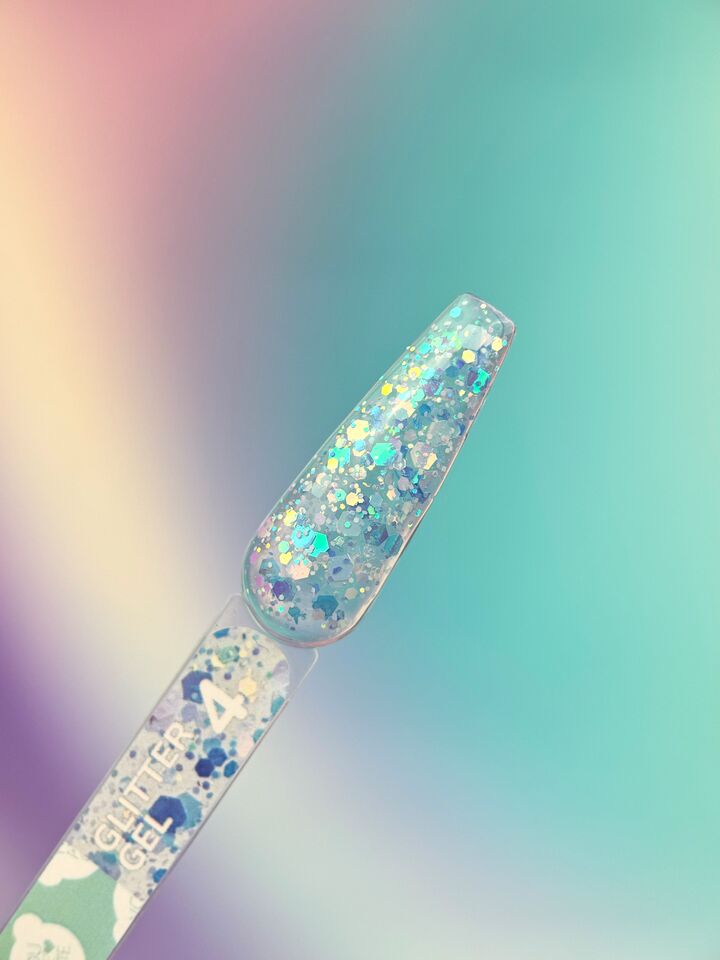 You Are Cute. Glitter Gel #04, 5 ml, Brillantina para uñas #3