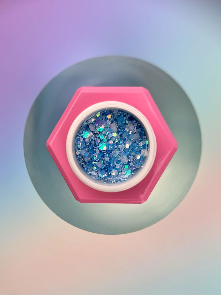 You Are Cute. Glitter Gel #04, 5 ml, Brillantina para uñas #2