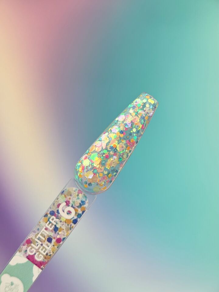 You Are Cute. Glitter Gel #06, 5 ml, Brokat do paznokci #3