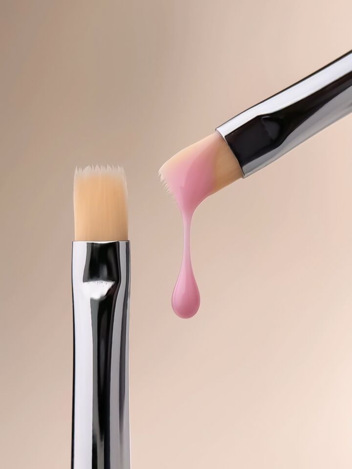HEYLOVE. Nail Brushes Set, Zestaw pędzli 5 sztuk #6