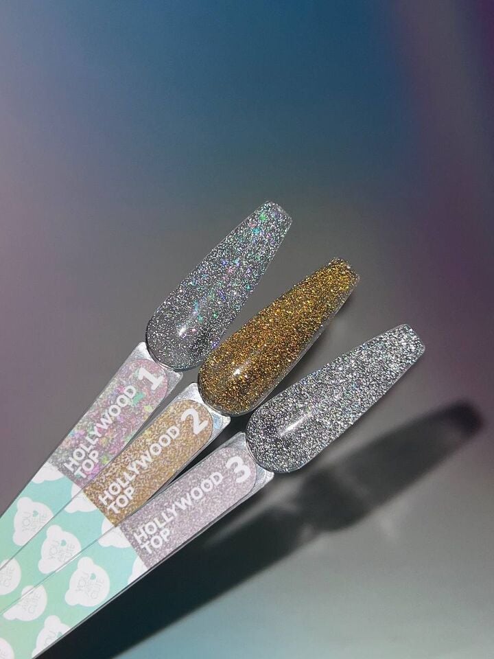 You Are Cute. Hollywood Top Coat, #3, 5 ml, Top coat réfléchissant la lumière #5