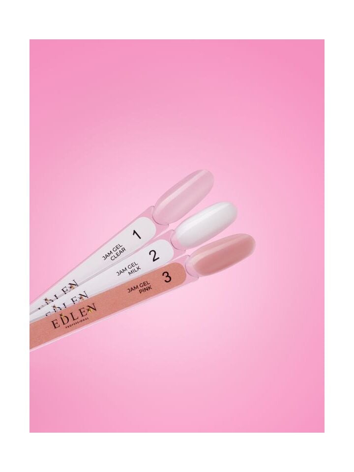 EDLEN Jam gel №2 MILKY, 30 ml, гель-желе, молочний #4