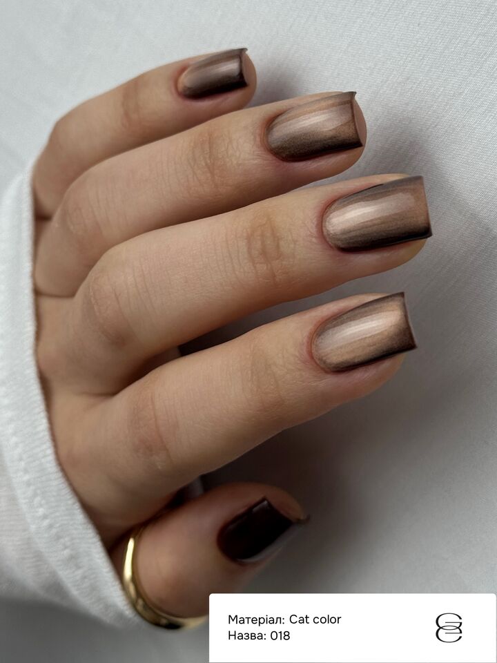 GÉMELY (ex GA&MA). Gel polish Cat Color, #018. Гель-лак світловідбиваючий «Котяче око», 6 ml #3