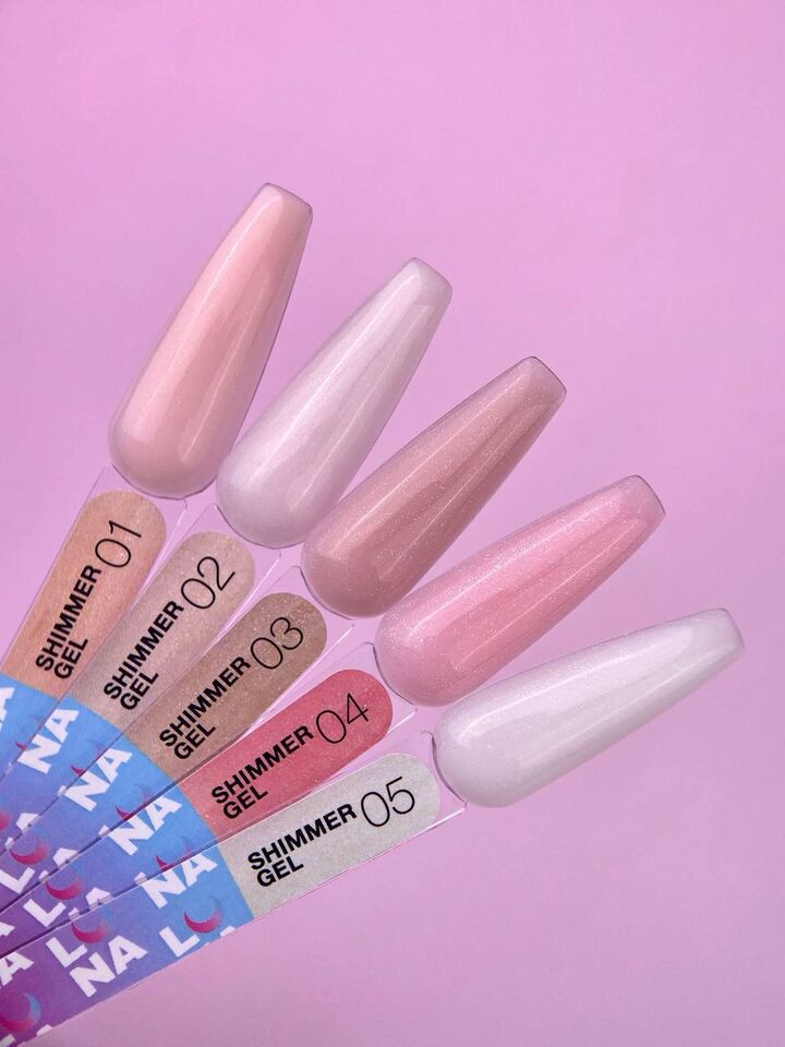LUNAmoon. Shimmer Gel, Unicorn #05, 15 ml, моделюючий гель з шимером #3