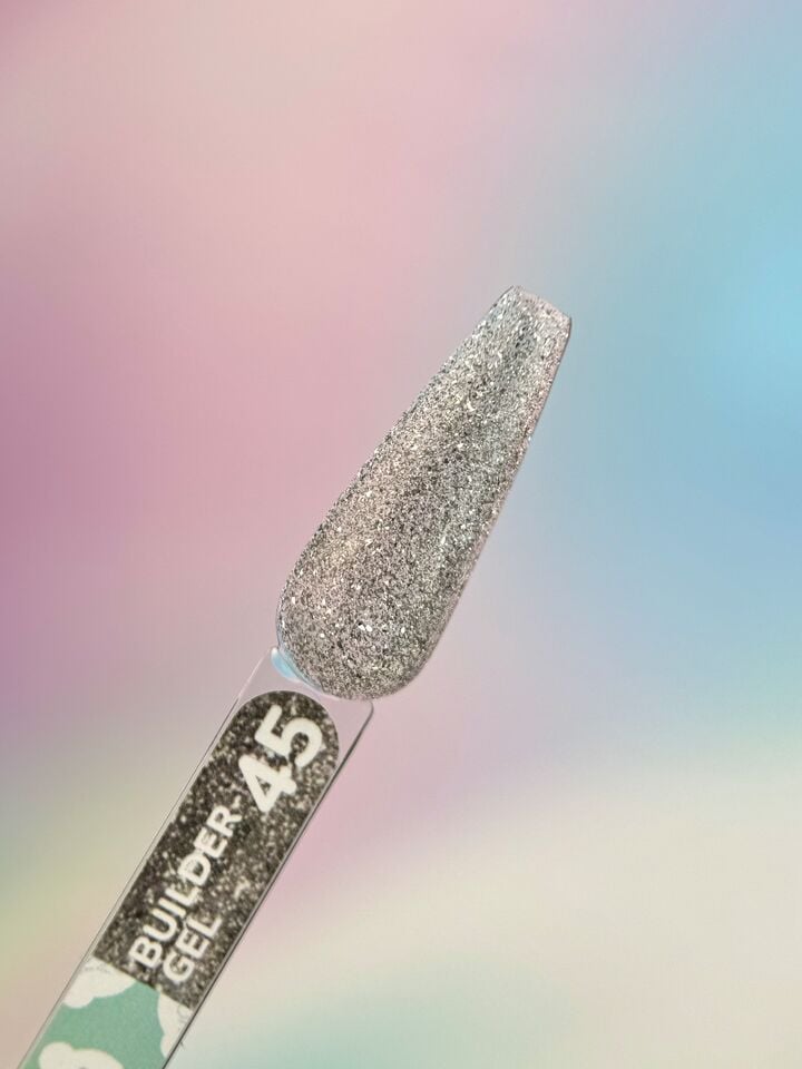 You Are Cute. Builder Gel #45, 15 ml, гель для нарощування, з шимером #3