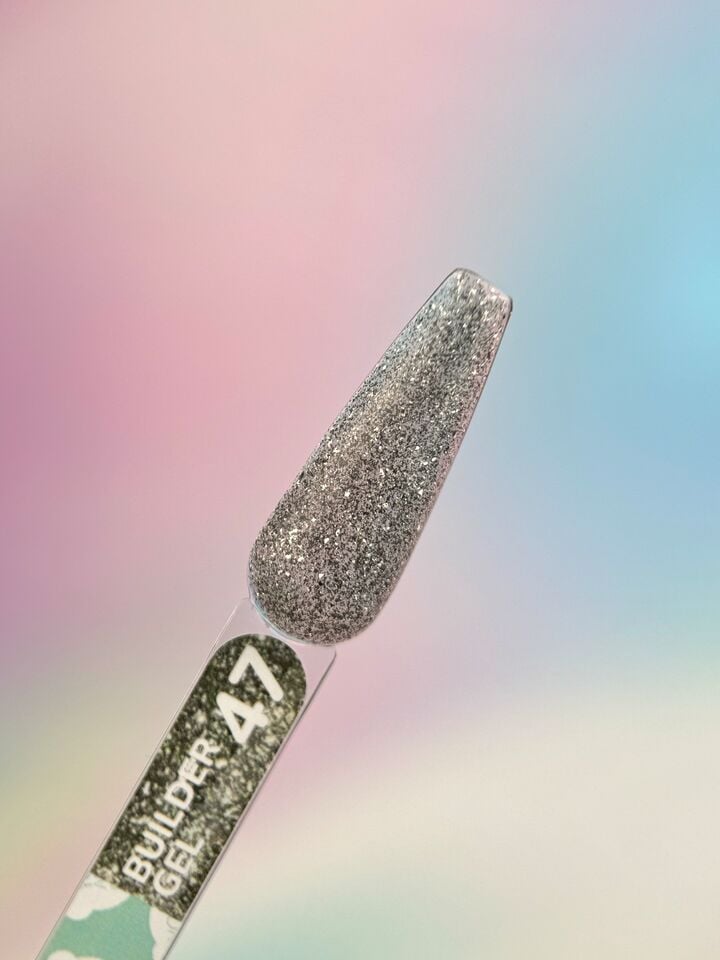 You Are Cute. Builder Gel #47, 15 ml, гель для нарощування, з шимером #3