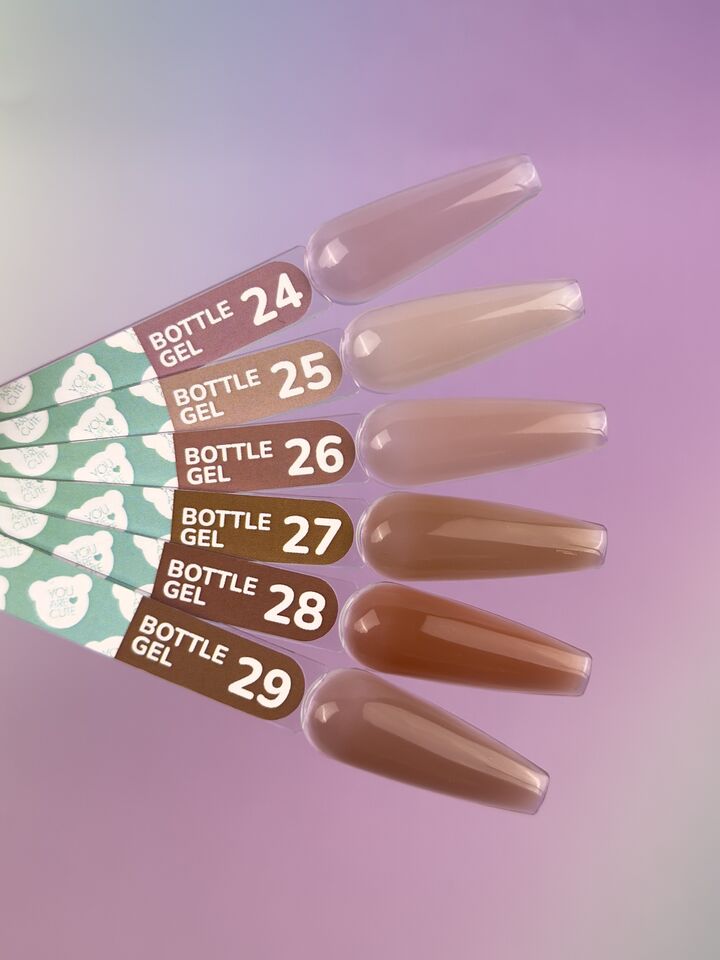You Are Cute. Bottle Gel #29, 15 ml, rzadki półprzezroczysty żel #4