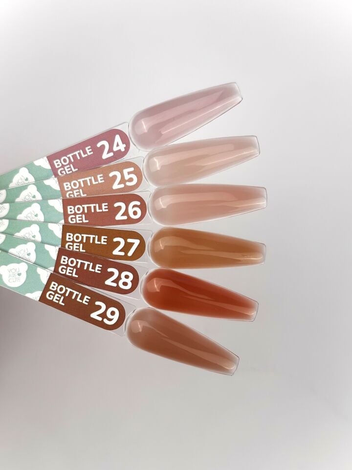 You Are Cute. Bottle Gel #25, 5 ml, gel liquide semi-transparent #5