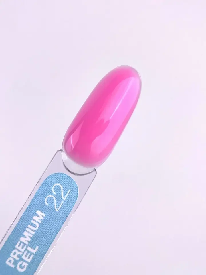 LUNAmoon. Premium Builder Gel #22 Pastel fuchsia, 100 ml, gel de modelage, fuchsia pastel #3