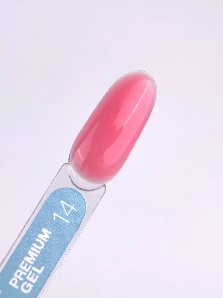 LUNAmoon. Premium Builder Gel #14 Rose pink, 100 ml, żel modelujący, czerwono-różowy #3