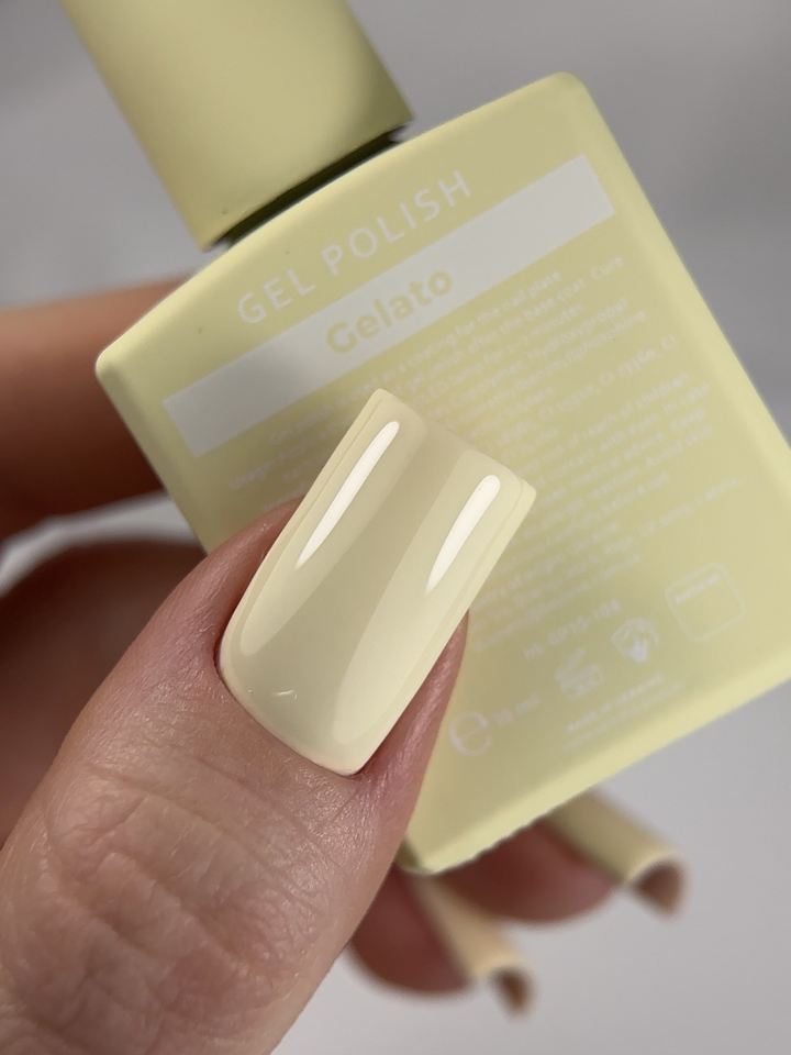HEYLOVE. Gel Polish, GELATO, 15 ml, гель-лак, вершково-жовтий #2