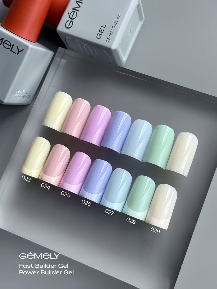 GÉMELY (ex GA&MA). Power builder gel #24, 50 ml, твердий гель #5
