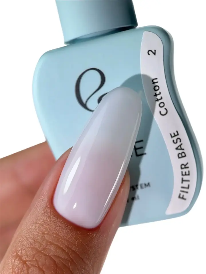 ELSE. Filter base, #02, Cotton, 12 ml. Камуфлююча напівпрозора база #2