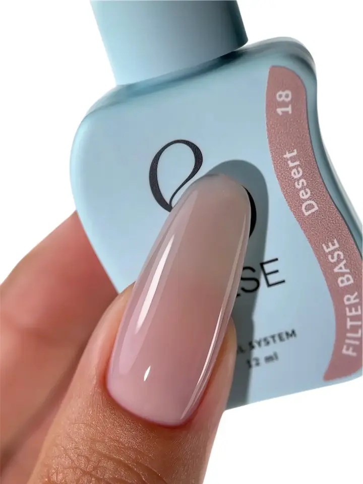 ELSE. Filter base, #18, Desert, 12 ml. Камуфлююча напівпрозора база #2